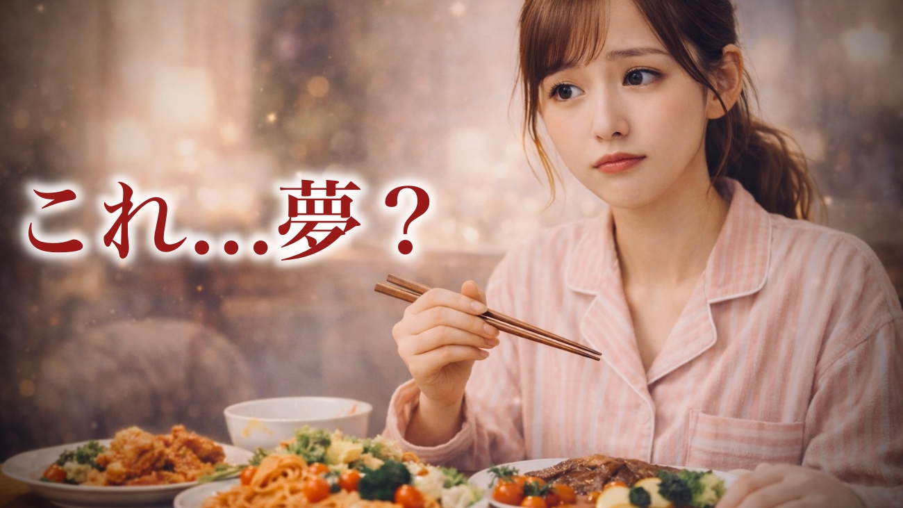 夢の中で食べ物を食べてはいけない？：意味と迷信・科学の見解を解説