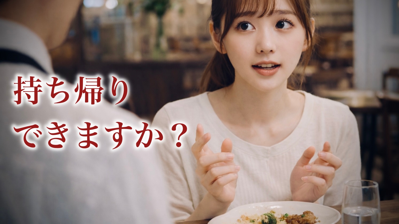 食べ残しを持ち帰りたいときの言い方とは？：外食で使えるフレーズ集