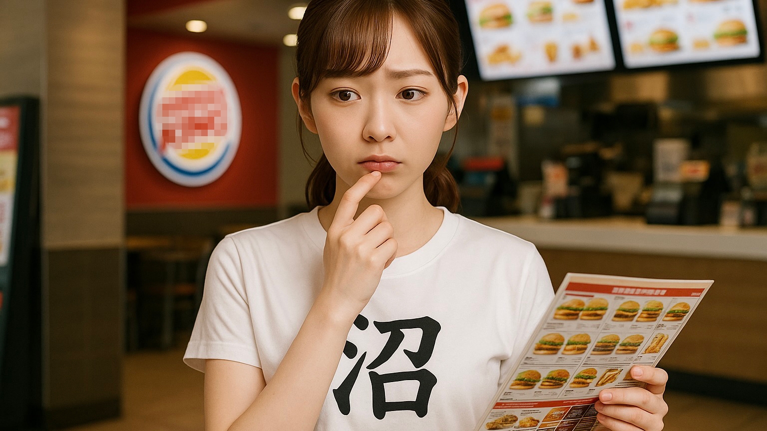 バーガーキングのメニューがわかりにくい