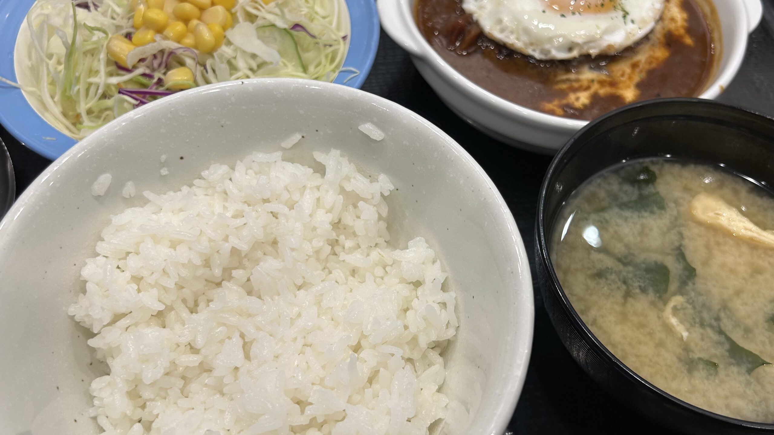 白飯を美味しく食べるためのハンバーグ設計