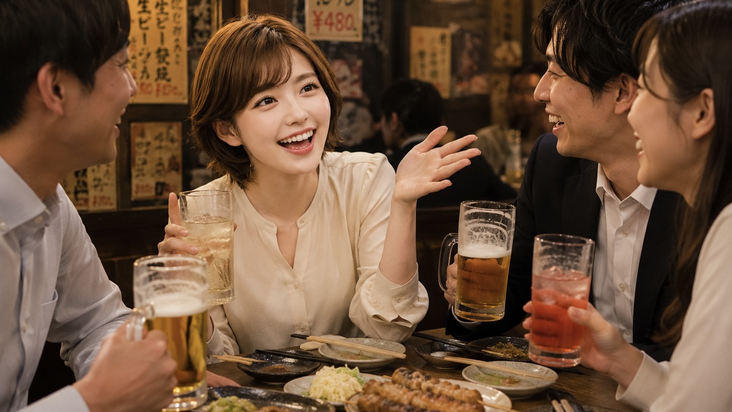 飲み会大好きオーラを出している女性は強い