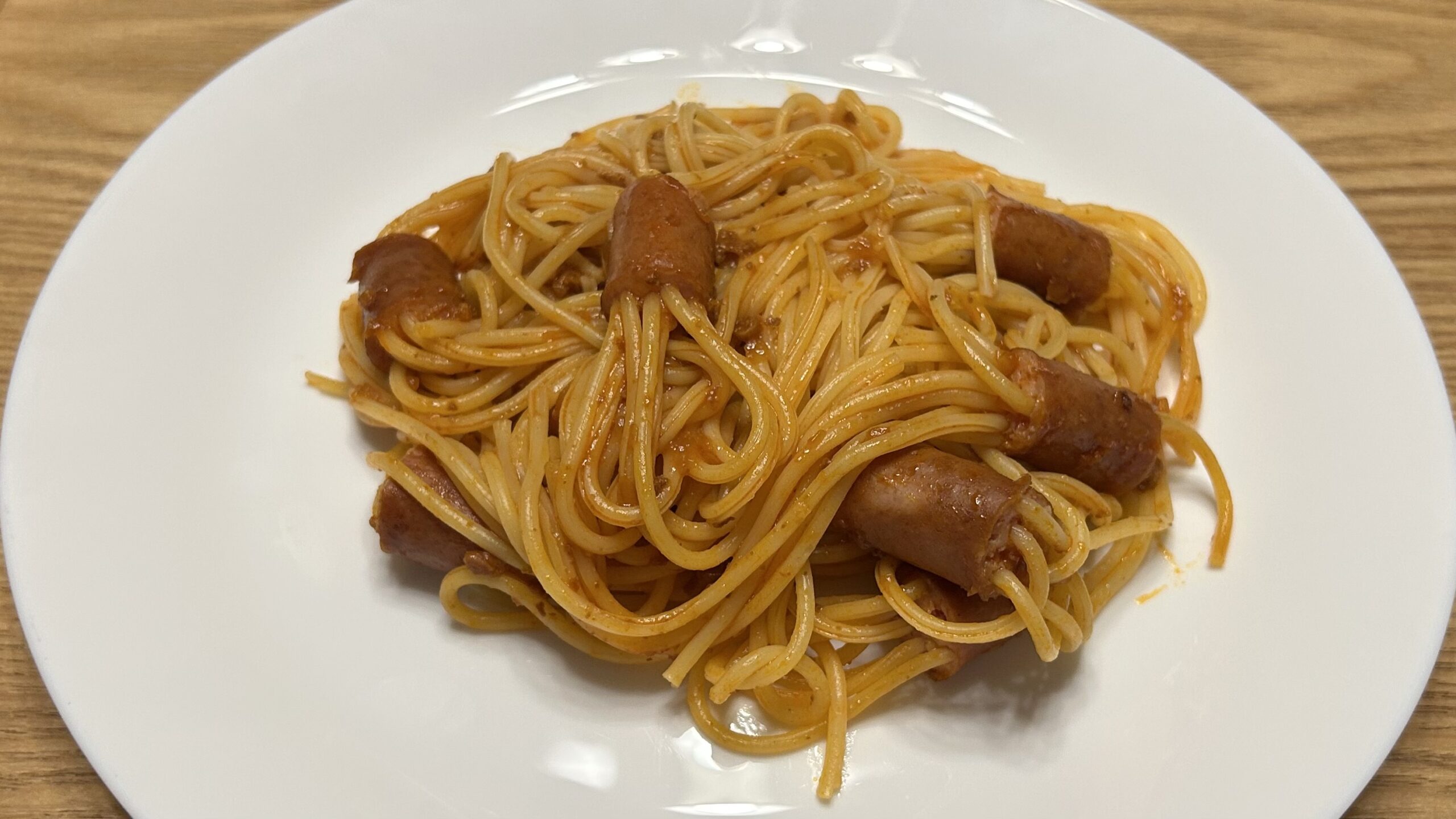 味だけ見れば普通にナポリタン