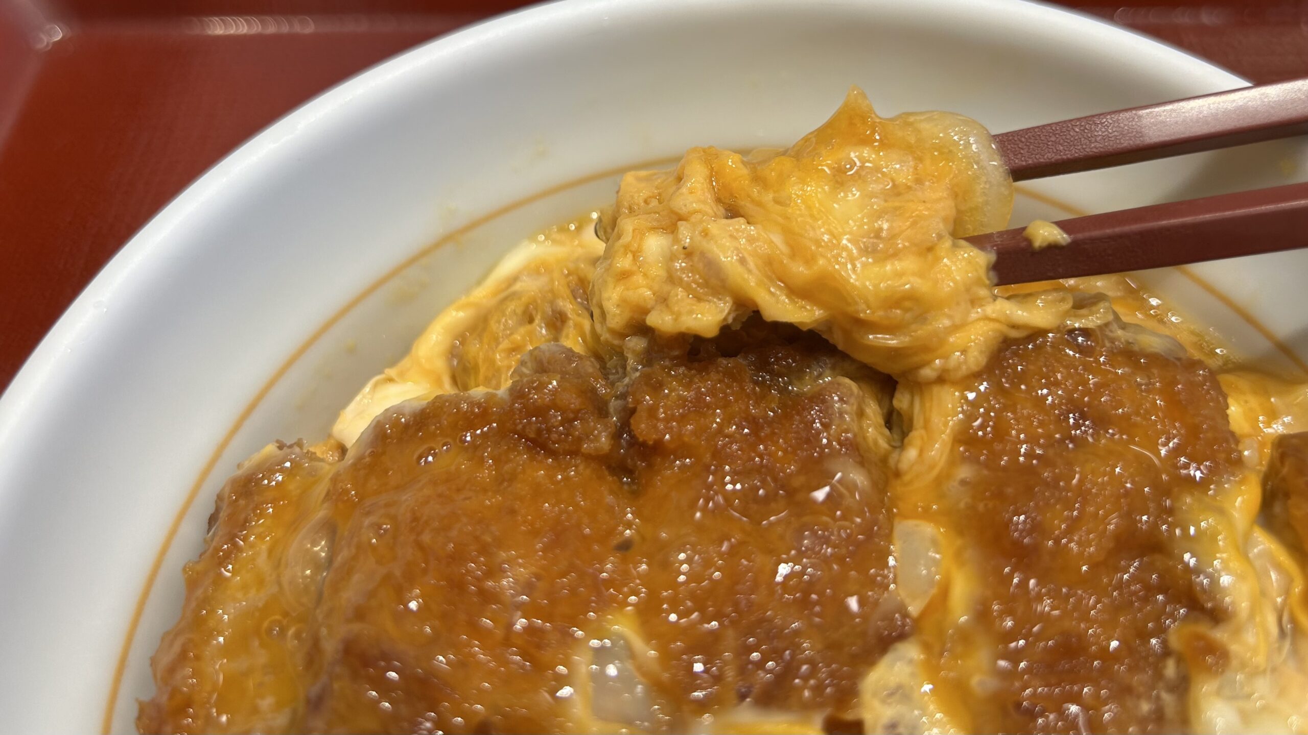 カツもご飯も柔らかくて食べやすい