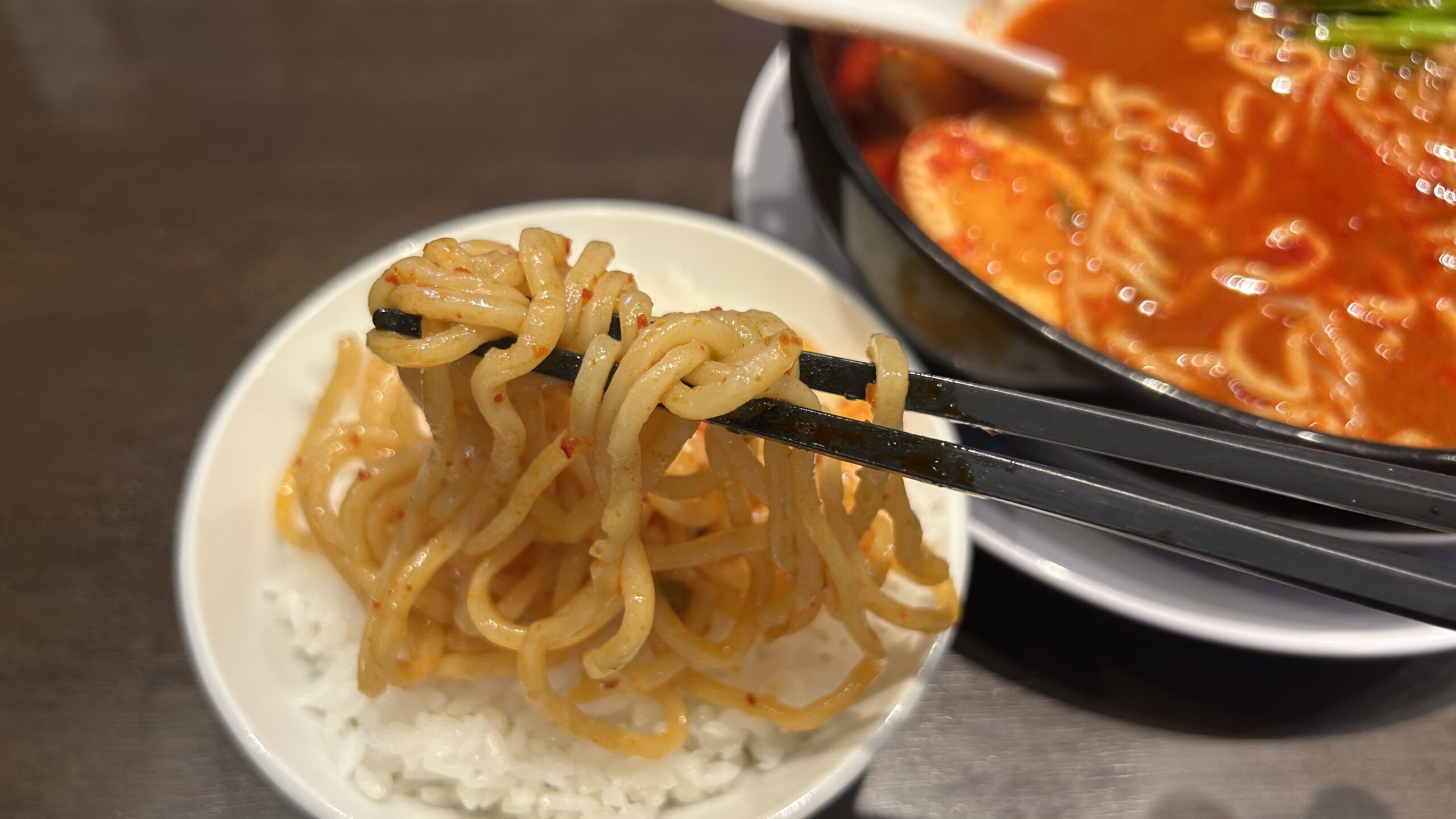 食後の反応と他店との比較