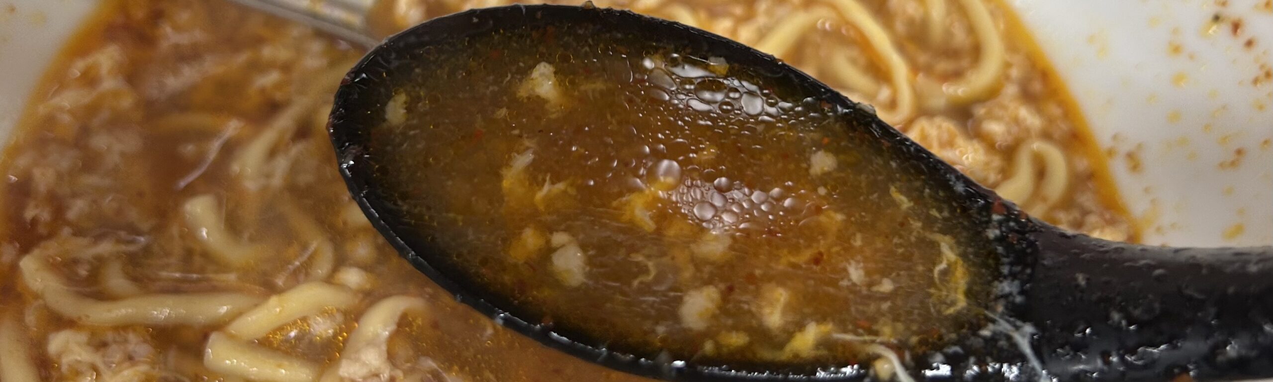 大ぶり餃子とスープの相性