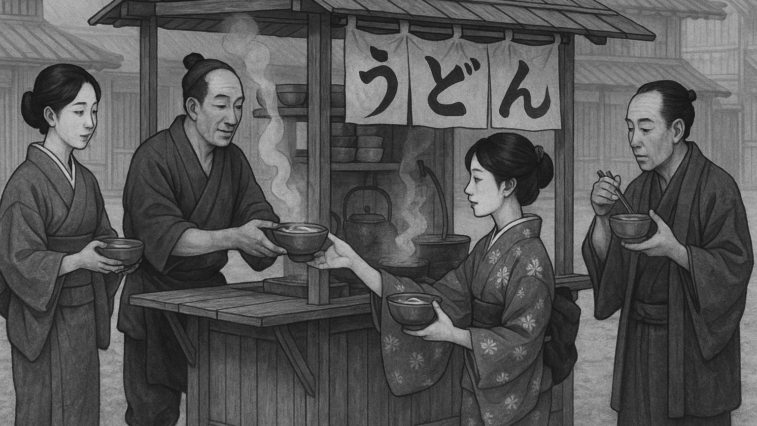 そば・うどんは昔から「早い・安い」が標準だった