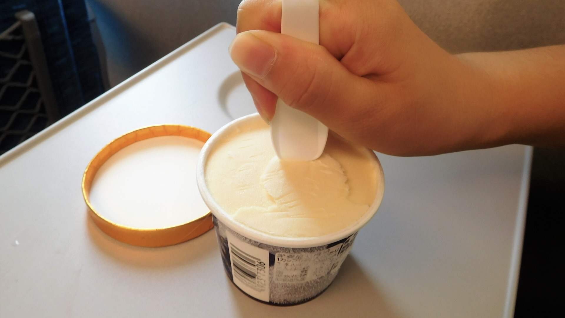 新幹線でアイスが食べたくなるとき