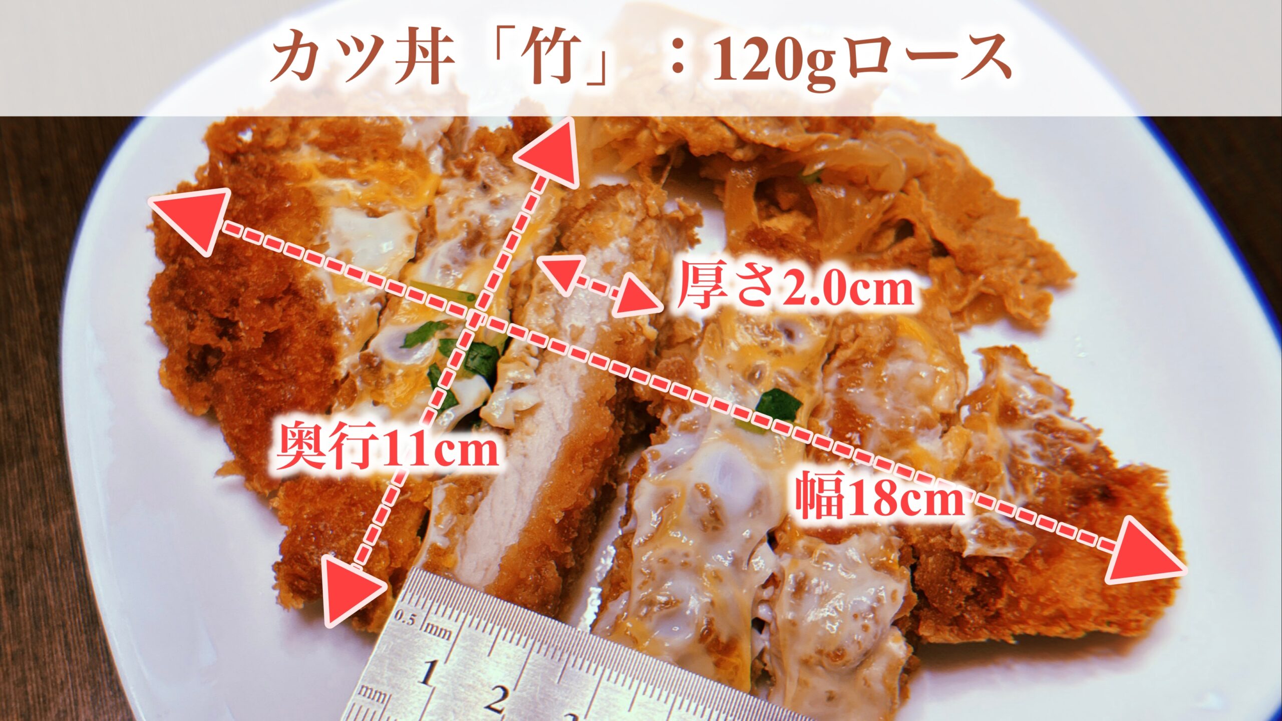 竹だけは「カツのテイスト」が変わる