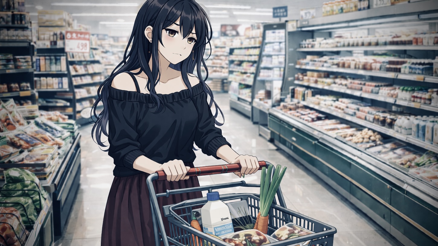 顔がアニメなのに服が現実だからダサい