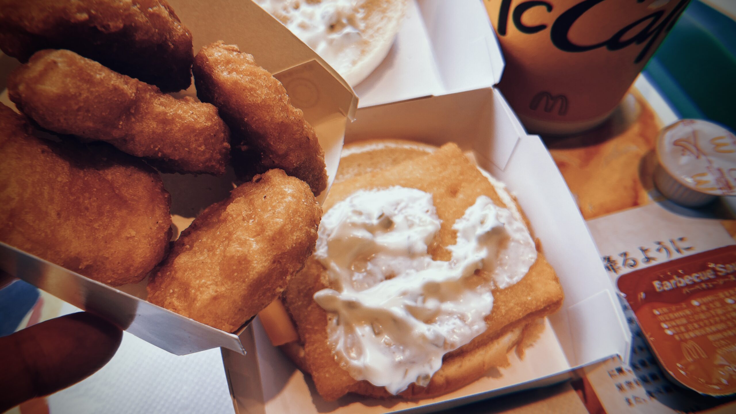 空ではNGな「Both, please」を地上でやる