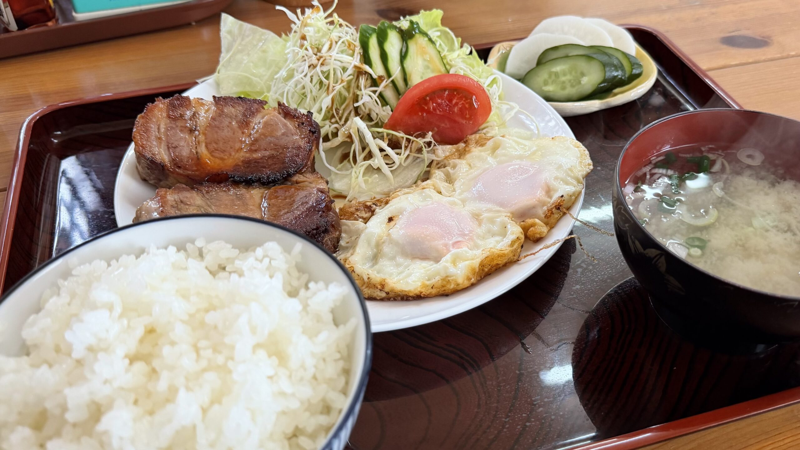 姫宮の肉塊：チャーシューエッグ定食の実態