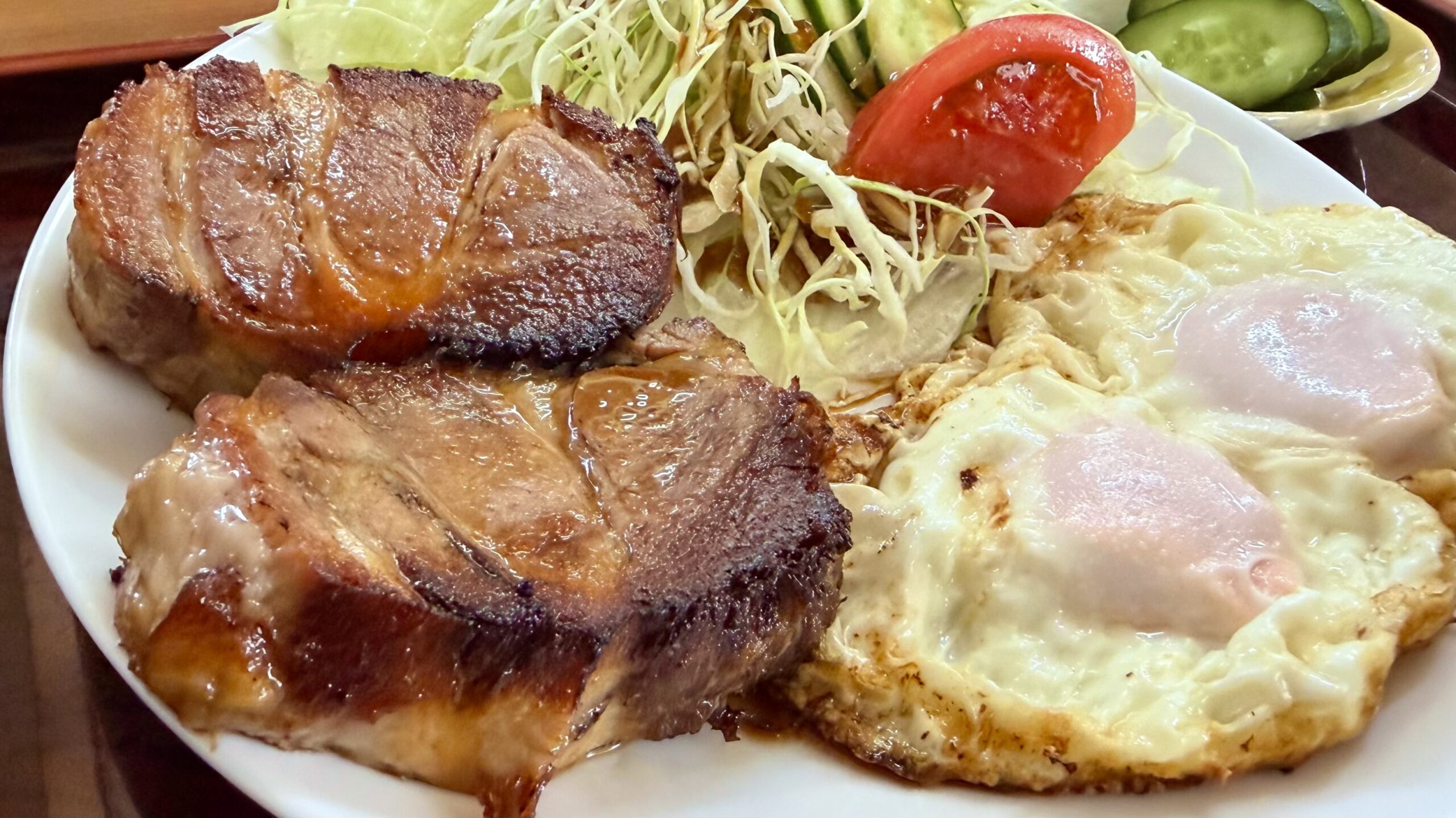 姫宮の肉塊：チャーシューエッグ定食の実態