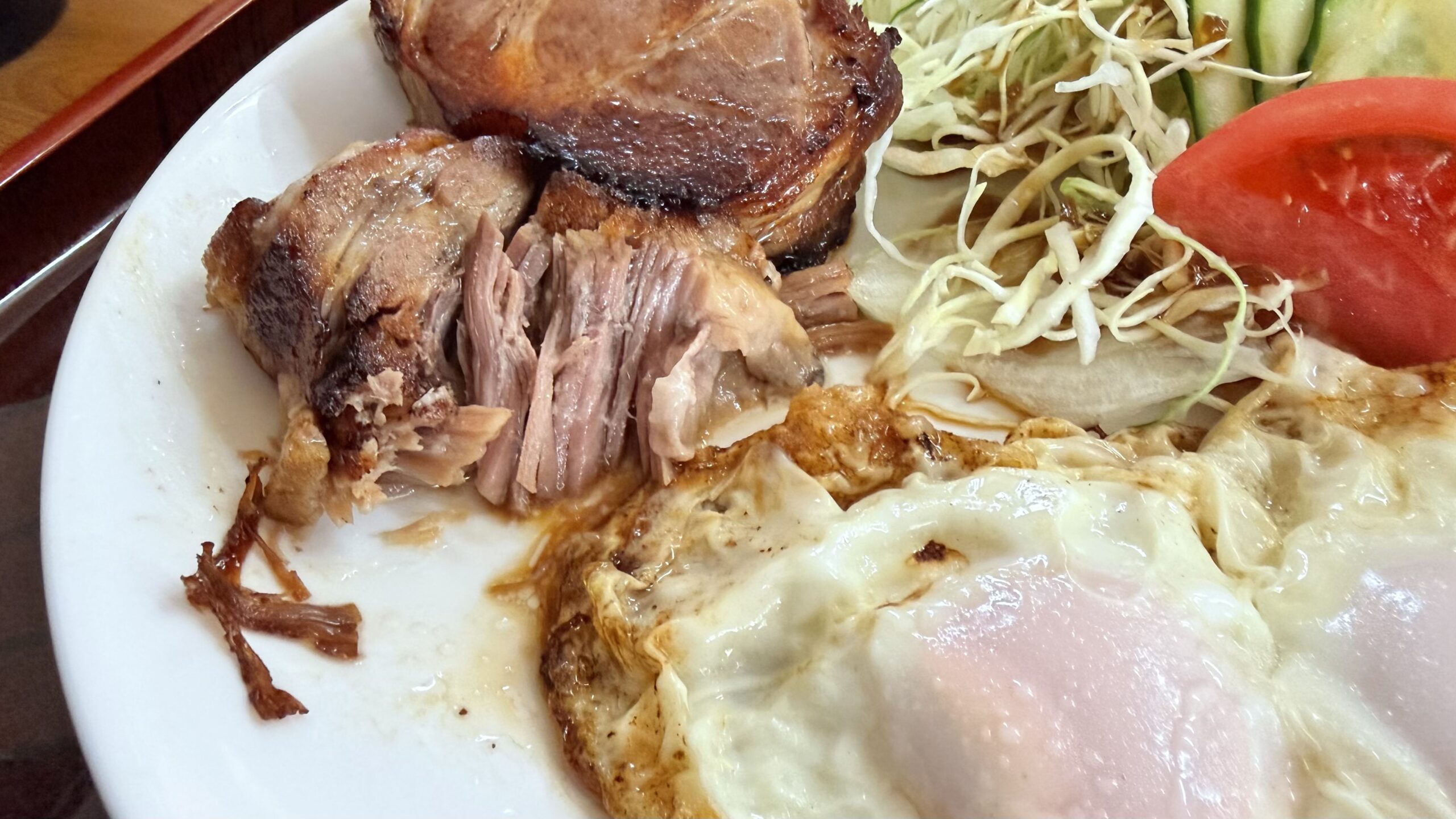 姫宮の肉塊：チャーシューエッグ定食の実態