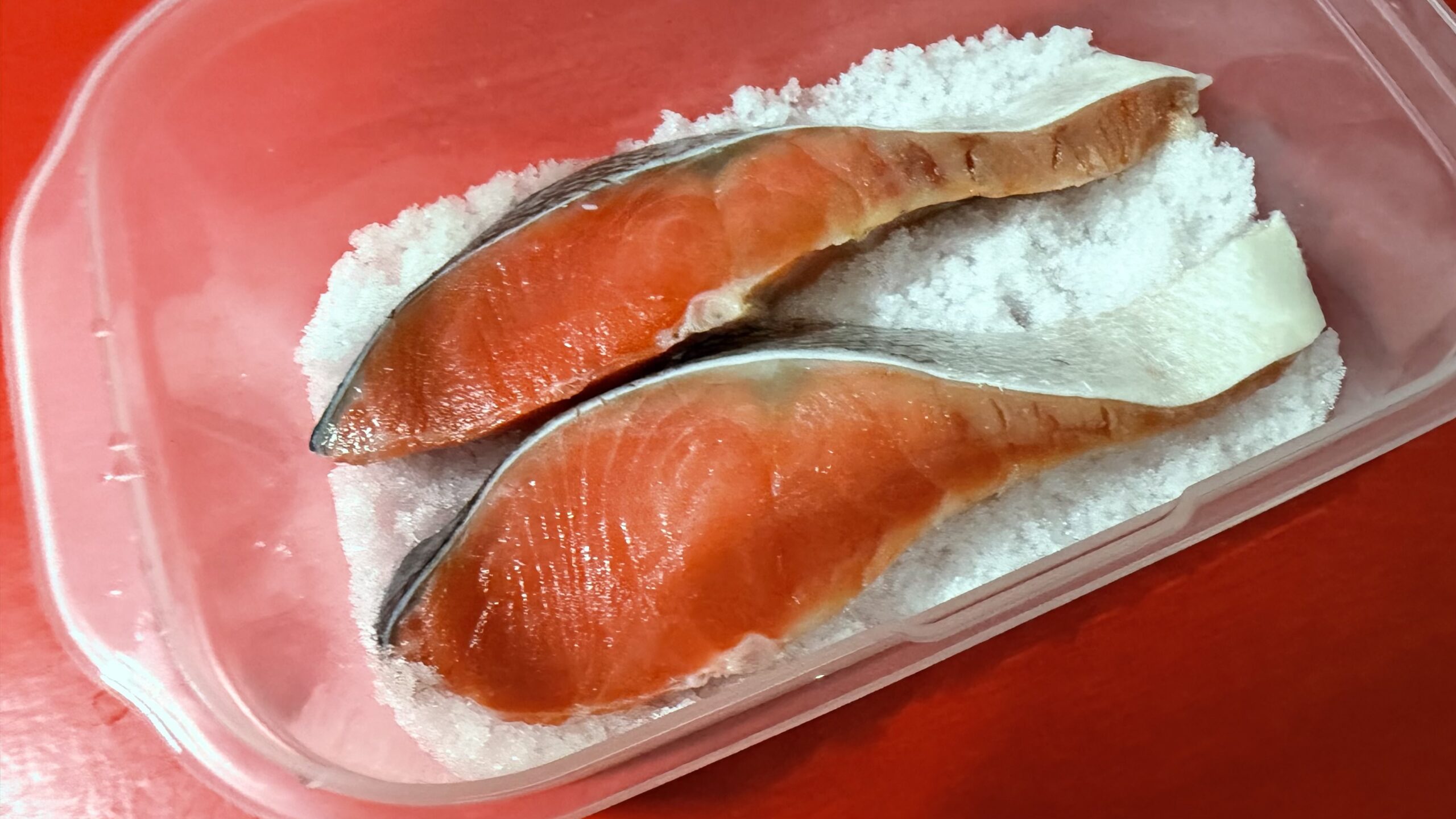 ぼたっこの作り方:塩ぶっかけて放置するだけ