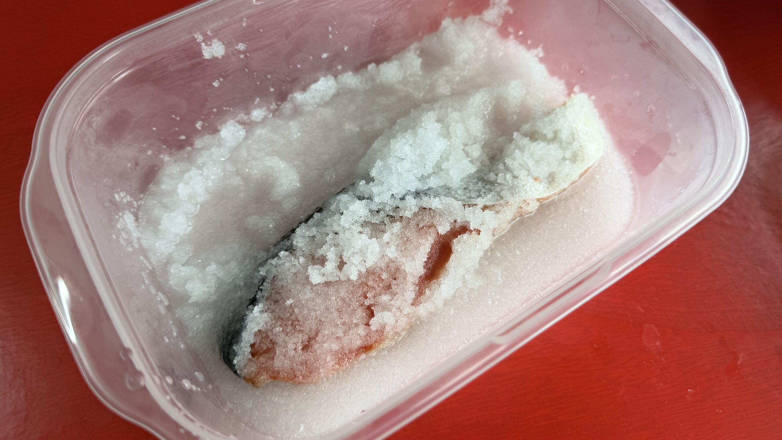 自家製ぼたっこで白メシはガツガツいけるのか