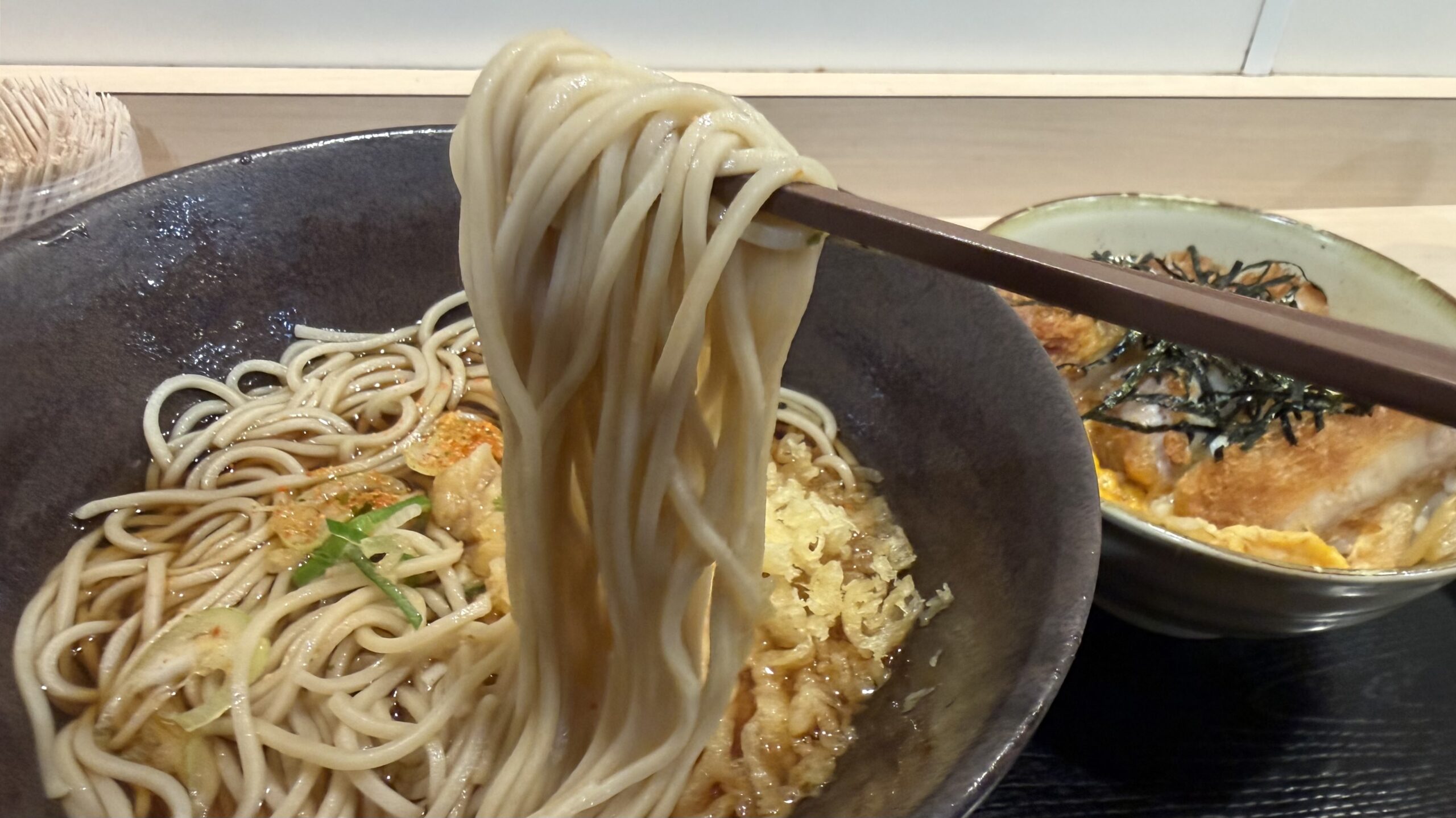 最初に食べたミニカツ丼が超当たりだった