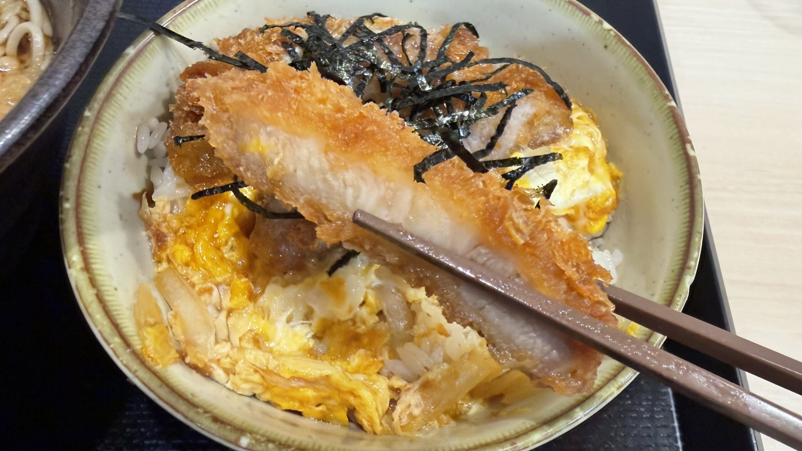 最初に食べたミニカツ丼が超当たりだった