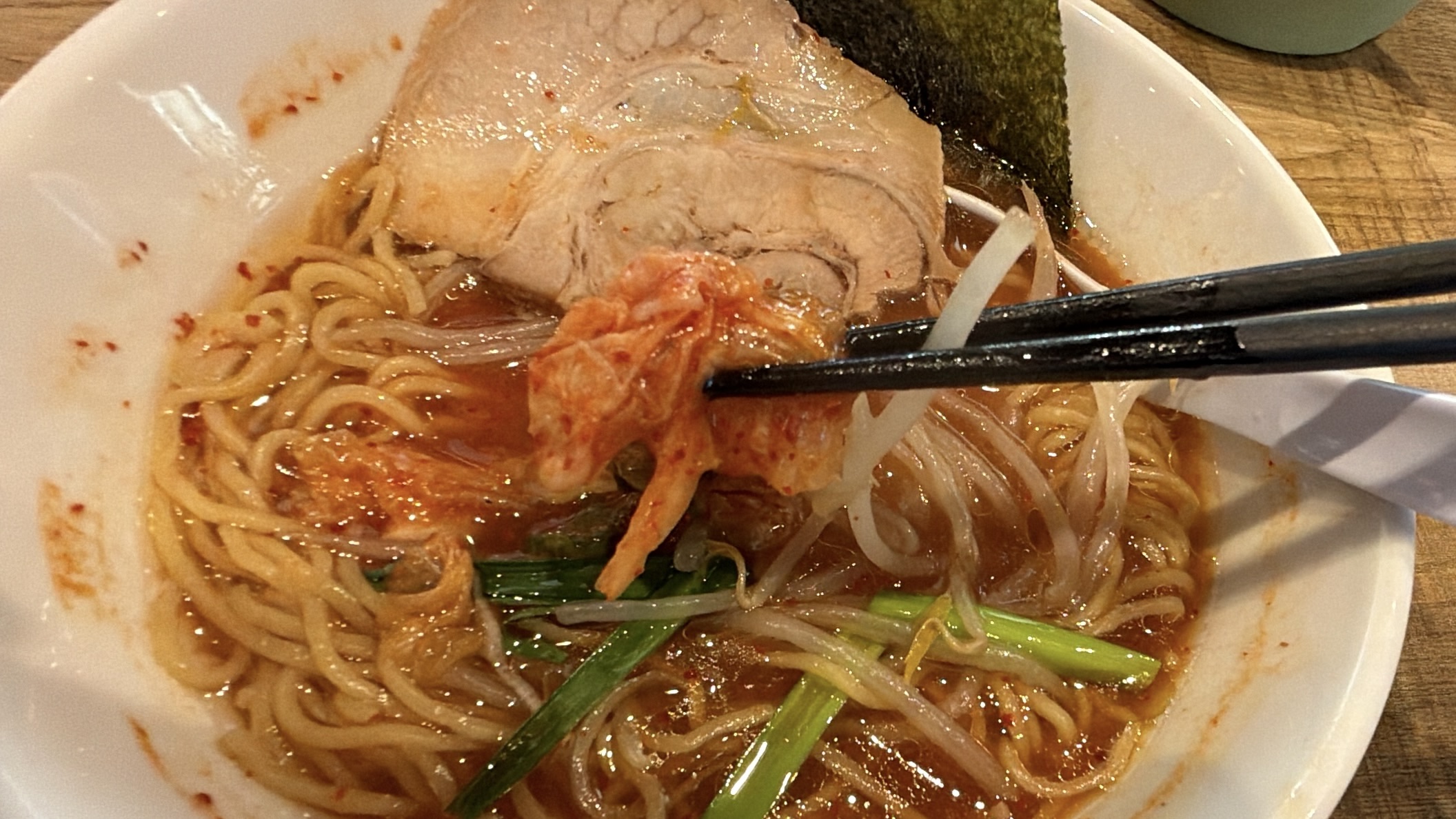 コラボメニュー「大網キムチラーメン」を実食