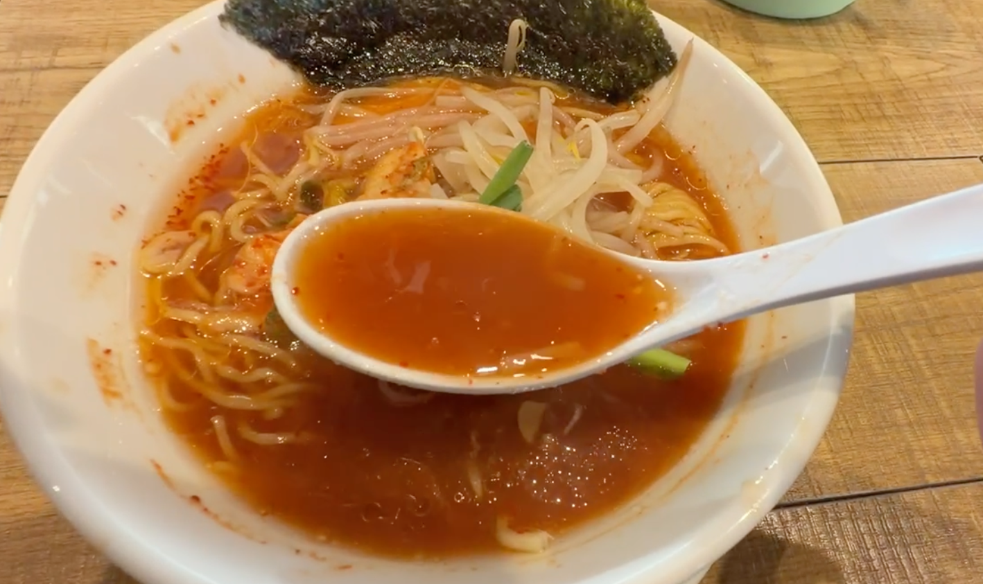 コラボメニュー「大網キムチラーメン」を実食